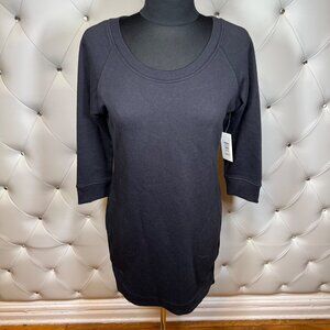 Lole Dark Black 3/4 Sleeve Top S/P